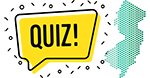 Quiz icon and NJ State outline