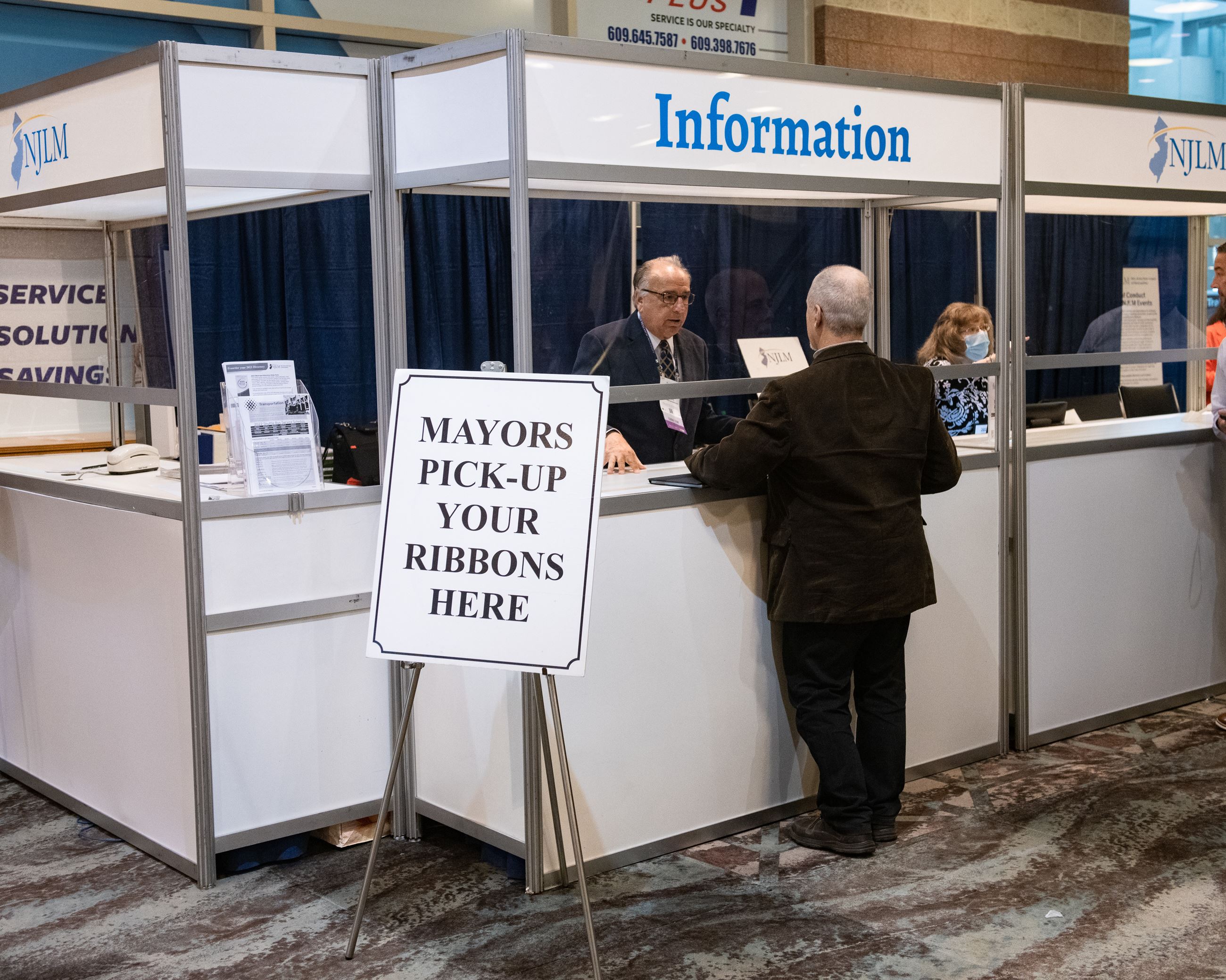 2022 Conference Information Booth with Jim Cassella