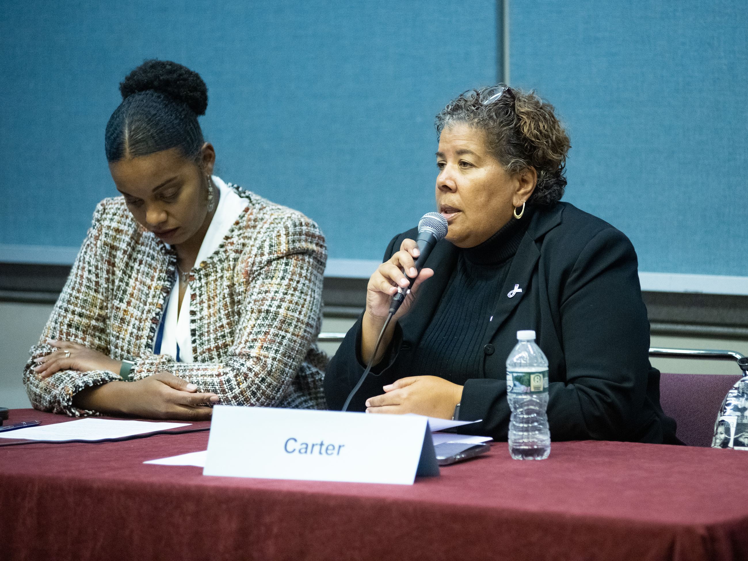 Value of Fostering Partnership session Assemblywoman Linda Carter speaking