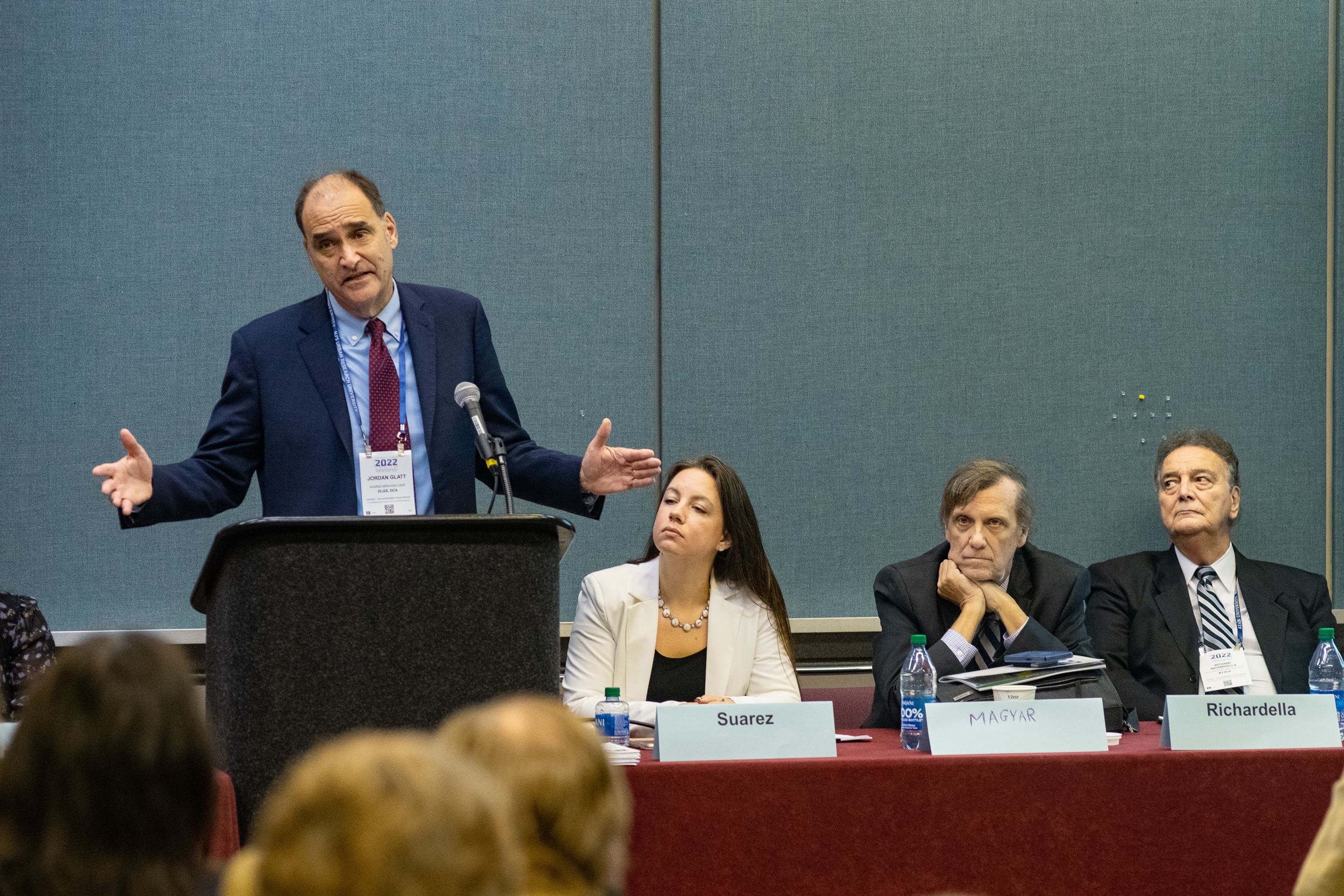 Shared Services session Jordan Glatt, Jacquelyn Suarez, Mark Magyar, Richard Richardella