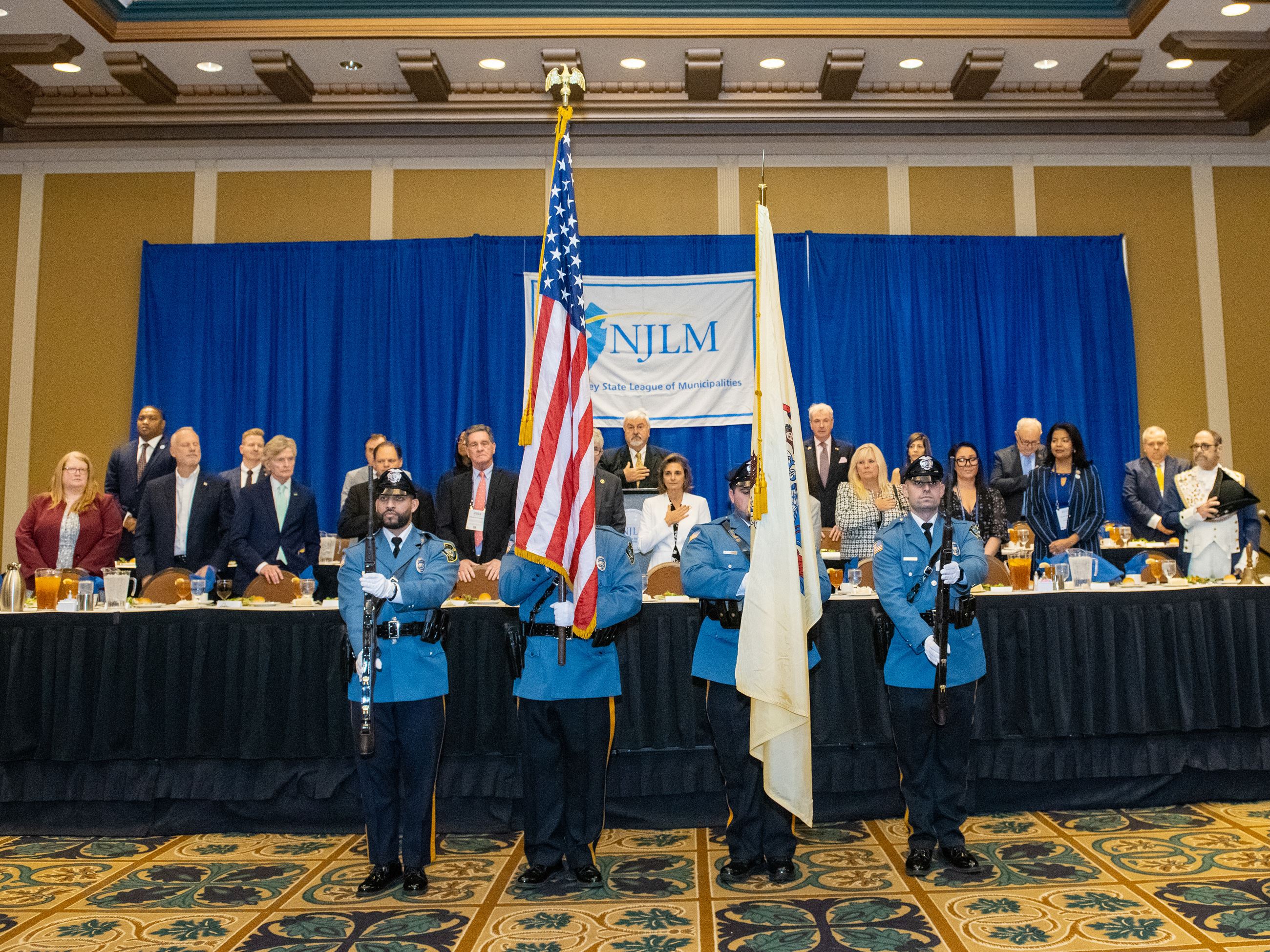 Honor Guard at the League Luncheon