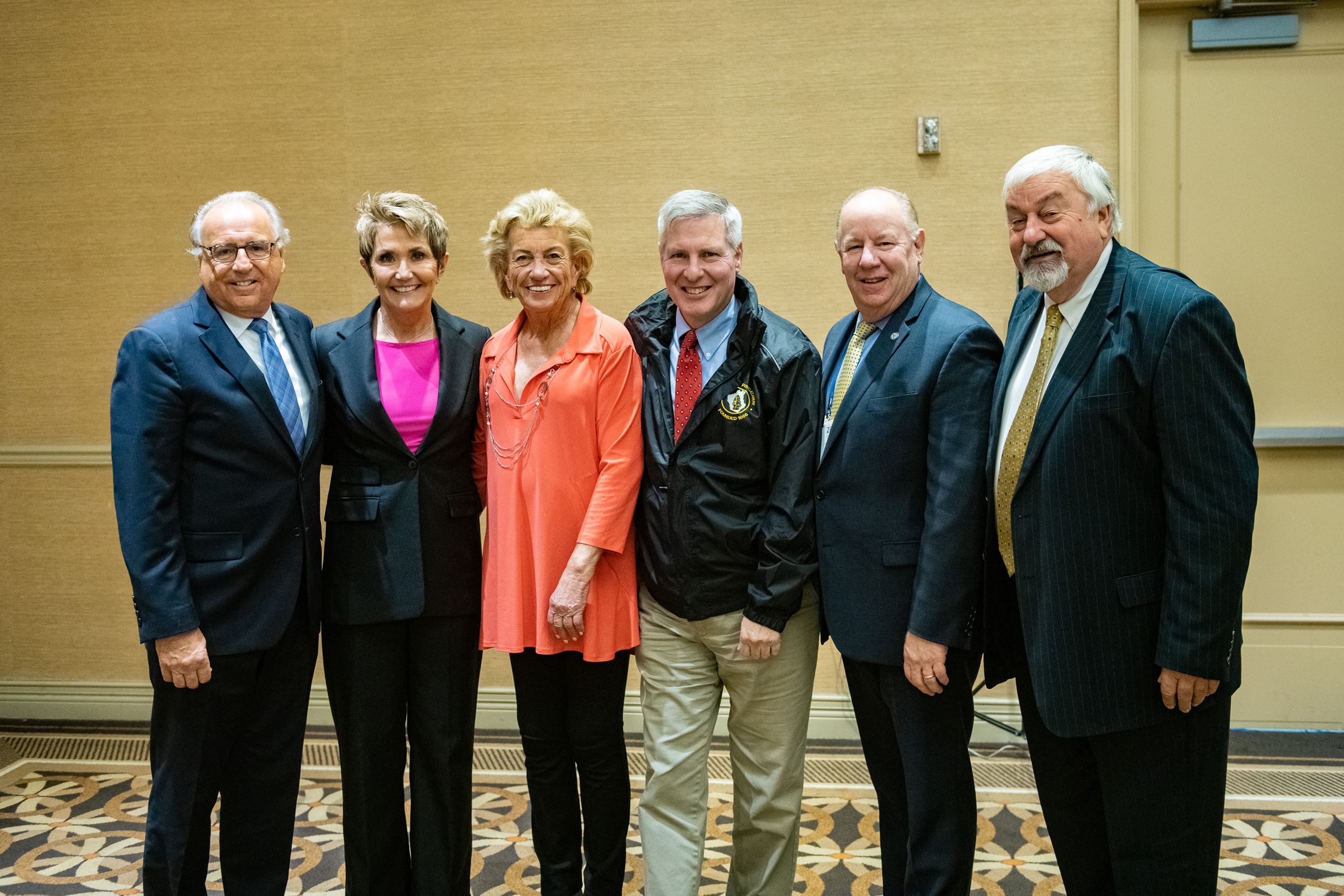 League Past Presidents Casella, Kovach, Walters, Wahler, Bollwage, and Pikolycky
